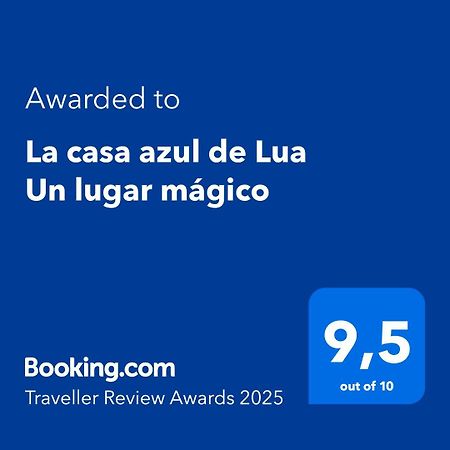 La casa azul: Un lugar mágico y acogedor en finca Juncedo Exterior foto